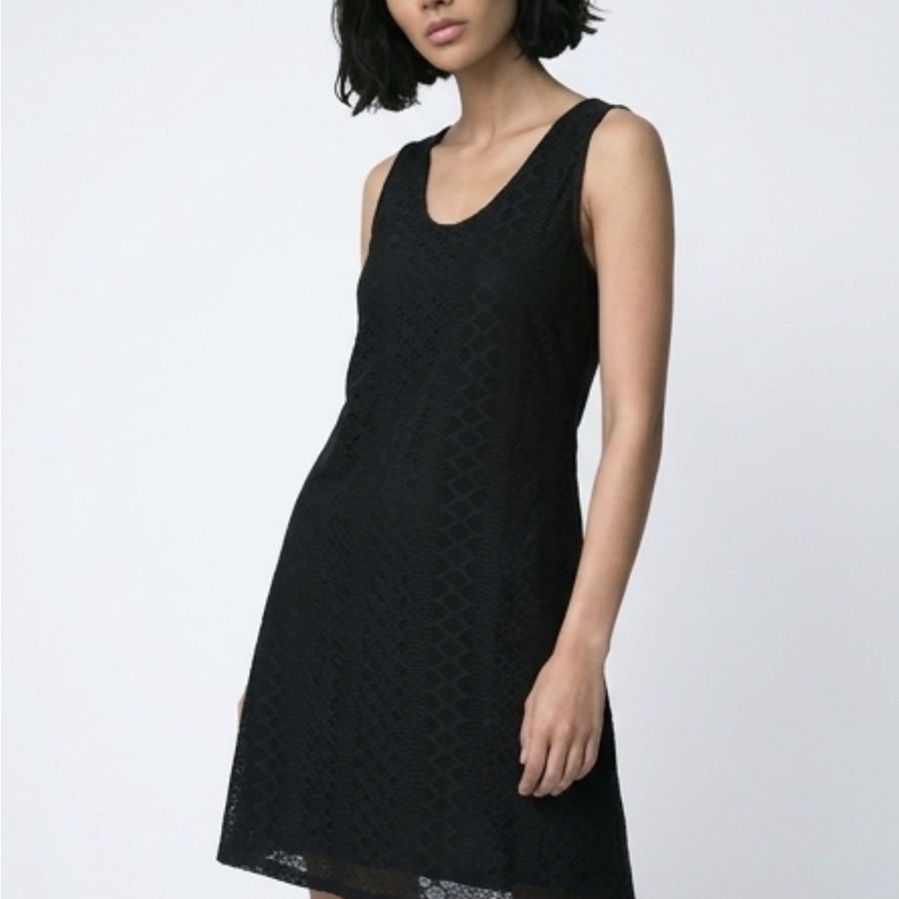 Black cover up dress